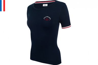Tee-Shirt Manches Courtes Alltricks Sport d'Epoque Bleu Foncé Femme
