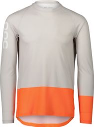 Poc MTB Pure Orange/Gray Long Sleeve Jersey