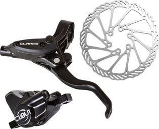Clarks Clout 1 Front Hydraulic Disc Brake (Rotor 160 mm) Black