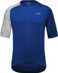 Gore C5 Short Sleeve Jersey Blue / White