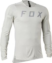 Maillot Fox Flexair Pro Ls Blanc
