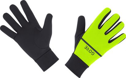 Paar Handschuhe Gore Wear R3 Gelb Fluo Schwarz