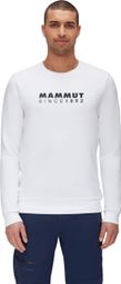 Pull Manches Longues Mammut Crew Neck Logo Blanc