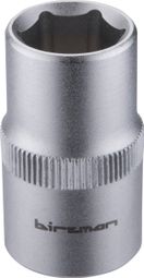 BIRZMAN 1/2'' Drive 6 point socket. 14mm silver