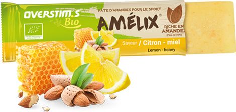 Barre énergétique Overstims Amelix Bio Citron Miel