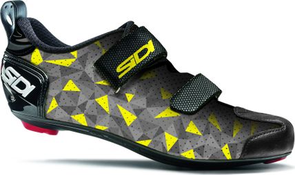 Triathlon Shoes Sidi T-5 Air 4 Gray Yellow