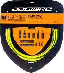 Kit Câble et Gaine pour Frein Route Jagwire Road Pro Vert