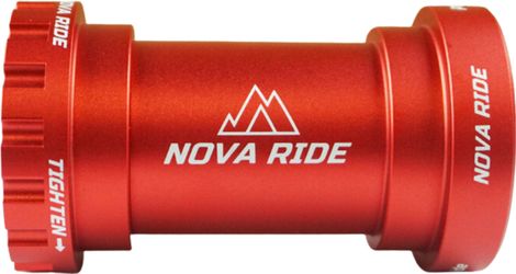 Boitier de pédalier Nova Ride BB30 Rouge