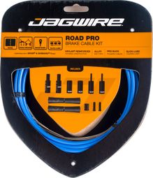 Kit Câble et Gaine pour Frein Route Jagwire Road Pro Bleu