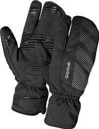 Gripgrab Ride Windproof Deep Winter Lobster Gloves Black