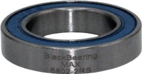 Black Bearing 61802-2RS Max 15 x 24 x 5 mm