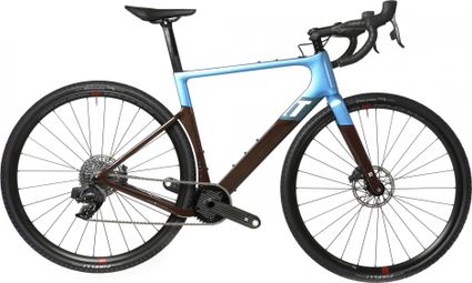 3T Exploro Race Torno Gravel Bike Sram Force eTap AXS 12S 700 mm Blue Brown 2022