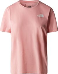 T-Shirt Femme The North Face Foundation Graphic Rose