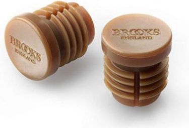 Brooks Rubber Bar End Plugs Natural