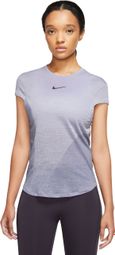 Nike Dri-Fit Run Division Women's Short Sleeve Jersey Blue Purple