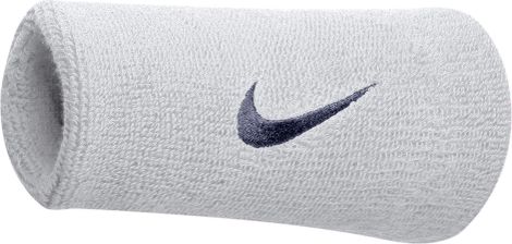 Nike Swoosh Doublewide Frottee Stirnband Weiß Unisex
