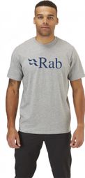 T-shirt da uomo grigia con logo RAB Stance