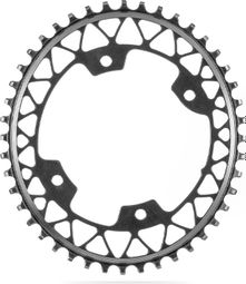 AbsoluteBlack Narrow Wide Oval Chainring Gravel 110/4 BCD 12 S Grey