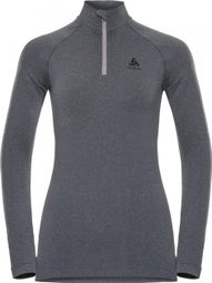 Odlo Long Sleeves Jersey 1/4 Zip Performance Warm Grey Women