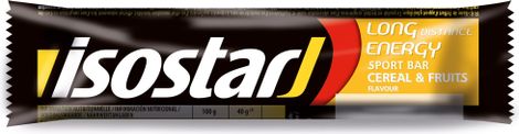 ISOSTAR Energy bar LONG DISTANCE ENERGY 40gr Flavour Cereals and Fruits