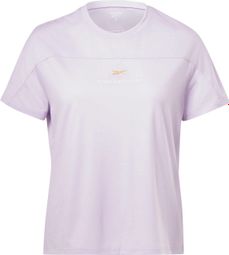 Maillot Manches Courtes Reebok Workout Ready Supremium Femme Rose