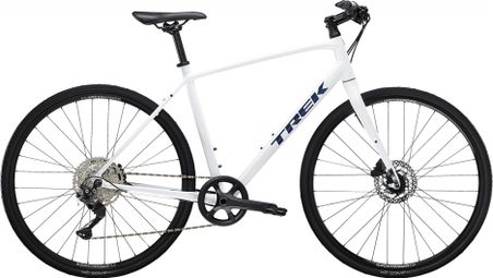Vélo Fitness Trek FX 3 Disc Shimano Deore 10V 700 mm Blanc 2023