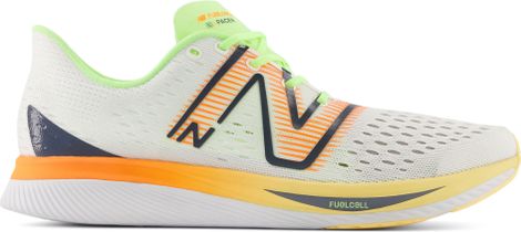 Chaussures de Running New Balance FuelCell SuperComp Pacer v1 Blanc Orange Homme