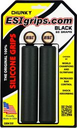 ESI Chunky 32mm Silicone Grips - Black