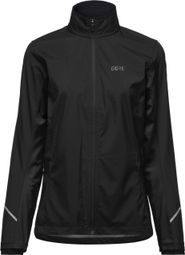 Women's Running Jacket Gore Wear R3 Partial Gore-Tex Infinium Black