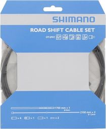 Shimano Kit Cables Gaines Derailleurs Route Noir Inox