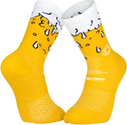Trail Running Socks BV Sport Trail Collector Dbdb Nutri Biere Yellow