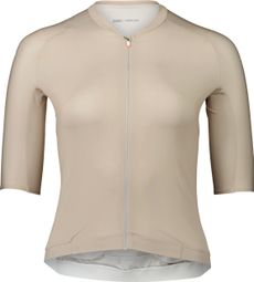 Poc Pristine Sandstone Beige Women's Short Sleeve Jersey