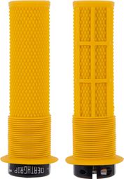 DMR DeathGrip Thin Grips with Flanges Yellow