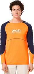 Oakley Maven Scrub Langarmtrikot Orange/Blau