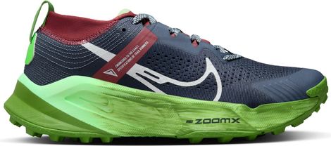 Nike ZoomX Zegama Trail Running Damesschoen Blauw Groen