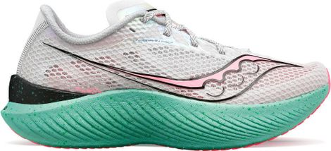 Chaussures de Running Femme Saucony Endorphin Pro 3 Blanc Vert Rose