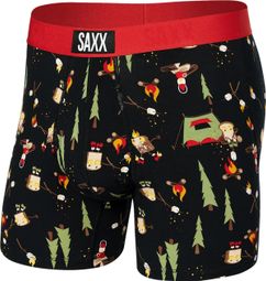 Boxer Saxx Ultra Soft Brief Fly Lets Get Toasted Noir