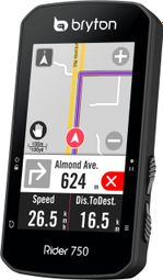 Prodotto ricondizionato - Computer GPS BRYTON Rider 750T + fascia cardio/sensore di cadenza/sensore di velocità