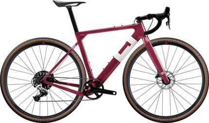 3T Exploro Primo Gravel Bike Sram Rival 11S 700 mm Cherry Red Pink 2023