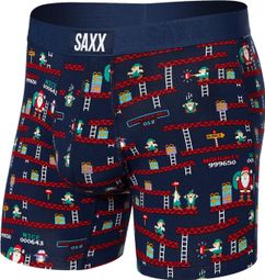 Boxer Saxx Vibe Super Soft Brief Santa'S Workshop Blue Red