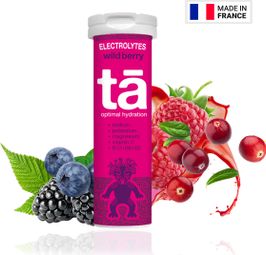 12 tabletas de electrolitos de frutas rojas TA Energy Hydration Tabs