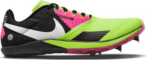 Nike Zoom Rival XC 6 Zwart Geel Roze Track & Field Schoenen
