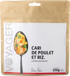 Gefriergetrocknete Mahlzeit Voyager Cari de Poulet et Riz 150g