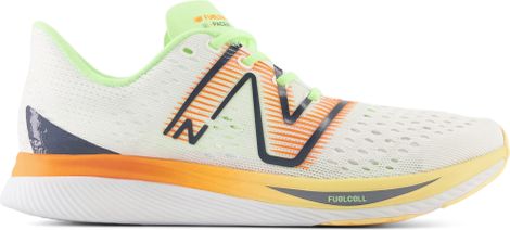 Chaussures de Running New Balance FuelCell SuperComp Pacer v1 Blanc Orange Femme