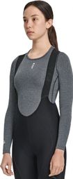 Women's Long Sleeve Undershirt Deep Winter Base Layer Charcoal
