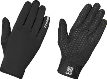 Pair of Gripgrab Raptor Gloves Windproof Lightweight Full Finger Black