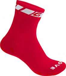 Pair of Red Midseason Gripgrab Socks