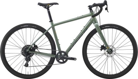 Kona Gravel Bike Libre Aluminio Sram Apex 11V Verde Metálico Brillante 2022