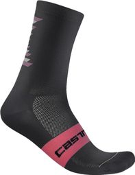 Calcetines de compresión para mujer Castelli Giro 15 Antracita