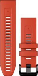 Garmin QuickFit 26 mm Silicone Wristband Flame Red